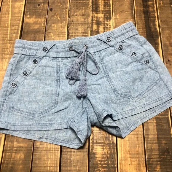 Rewind Blue Shorts with Drawstring - Picture 5 of 5